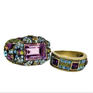 Heidi Daus Swavorski Crystal Ring Bundle